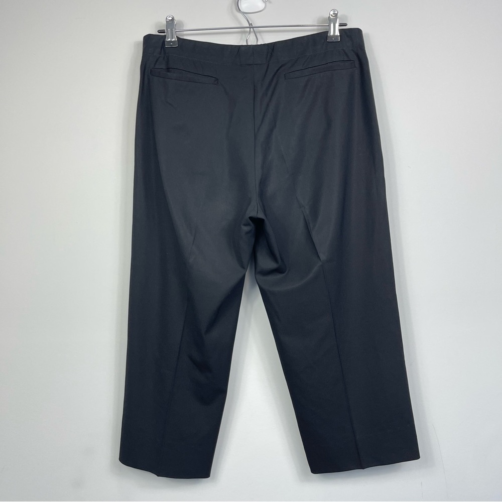 Gucci Vintage Black Wool Blend High Waisted Crop Ankle Pants Trousers Italy 42 M - Picture 6 of 16